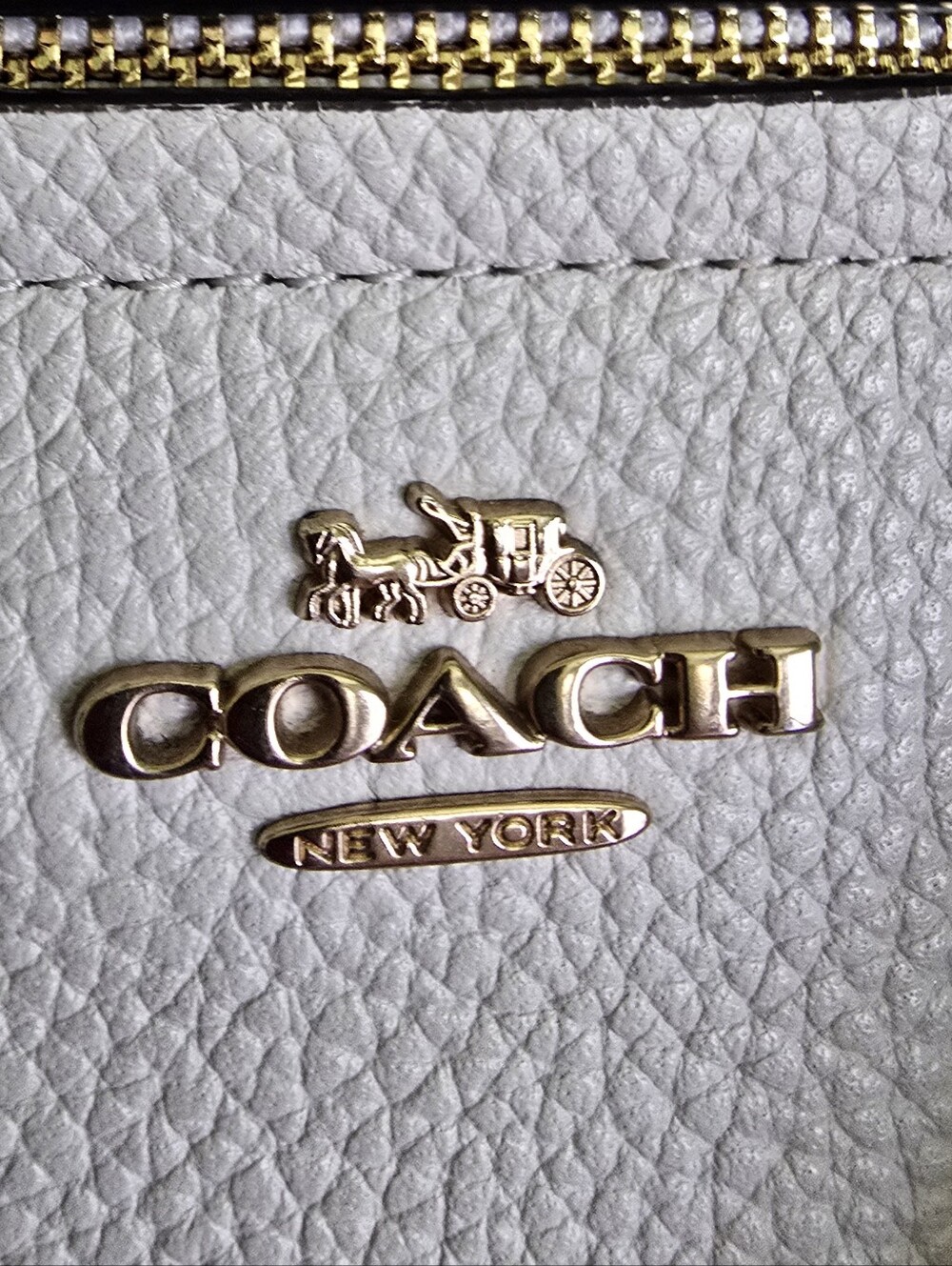 EUC Coach Prairie Satchel In Polished Pebble Leather - Chalk White, Style 58874 - Picture 2 of 16